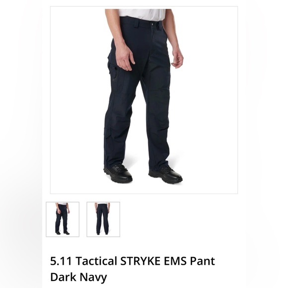 NWT Men’s 5.11 Tactical Stryke EMS Pant with Reflective Strips Dark Navy 30x30 - Picture 5 of 7